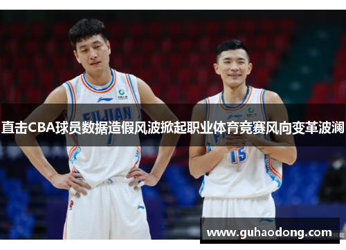 直击CBA球员数据造假风波掀起职业体育竞赛风向变革波澜